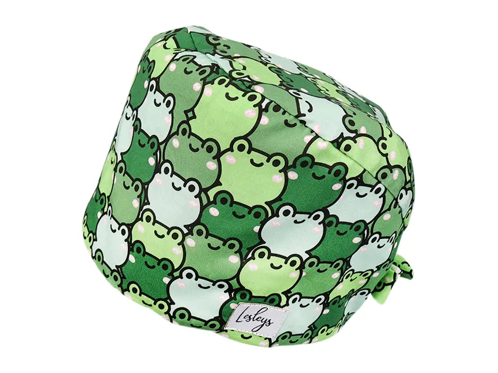 Cotton Scrub Cap - Calot de Bloc - Gorro Quirofano - Cuffia Chirurgica - Frogs