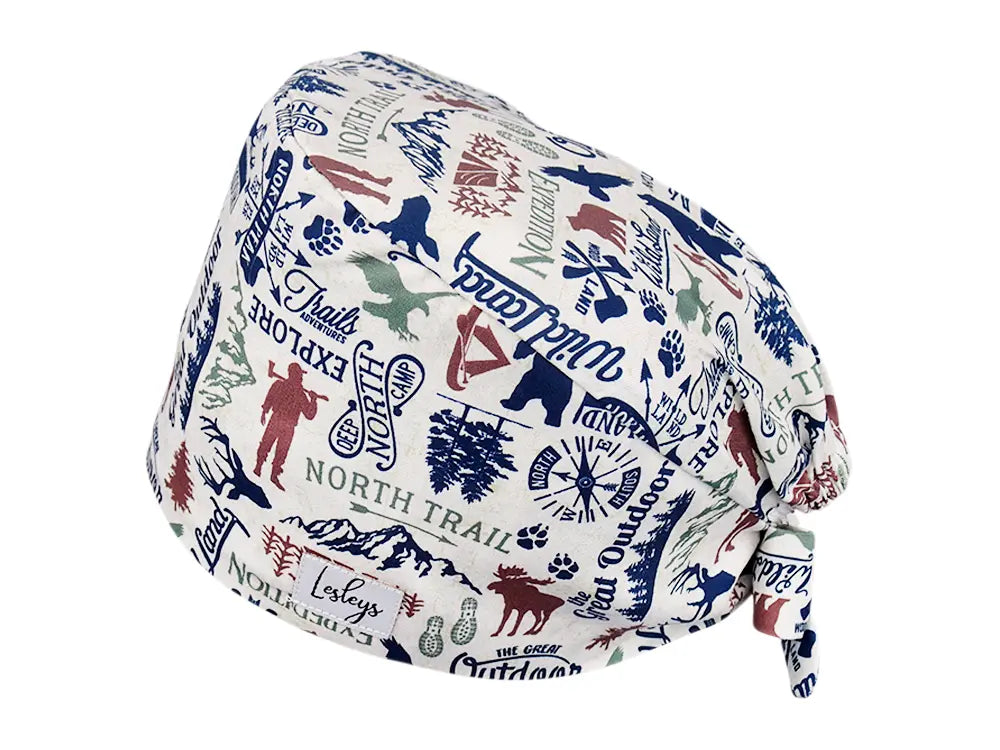 Cotton Scrub Cap - Calot de Bloc - Gorro Quirofano - Cuffia Chirurgica - Outdoor