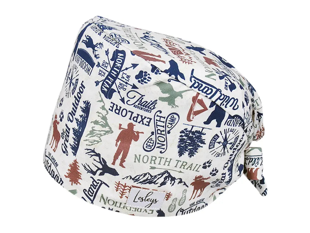 Cotton Scrub Cap - Calot de Bloc - Gorro Quirofano - Cuffia Chirurgica - Outdoor