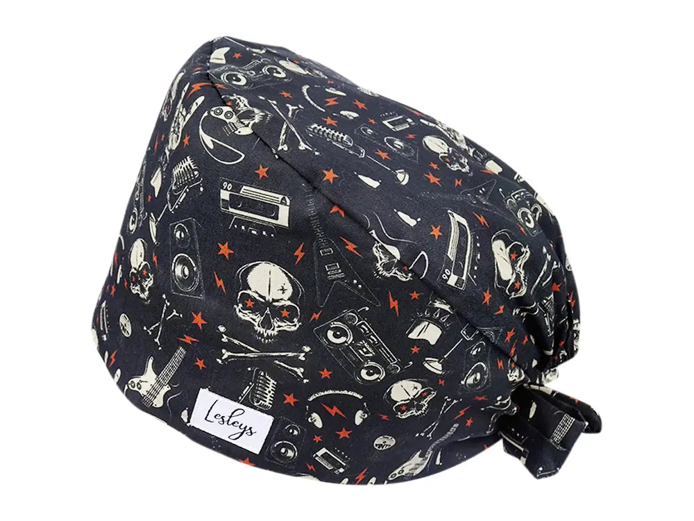 Cotton Scrub Cap - Calot de Bloc - Gorro Quirofano - Cuffia Chirurgica - Heavy Metal