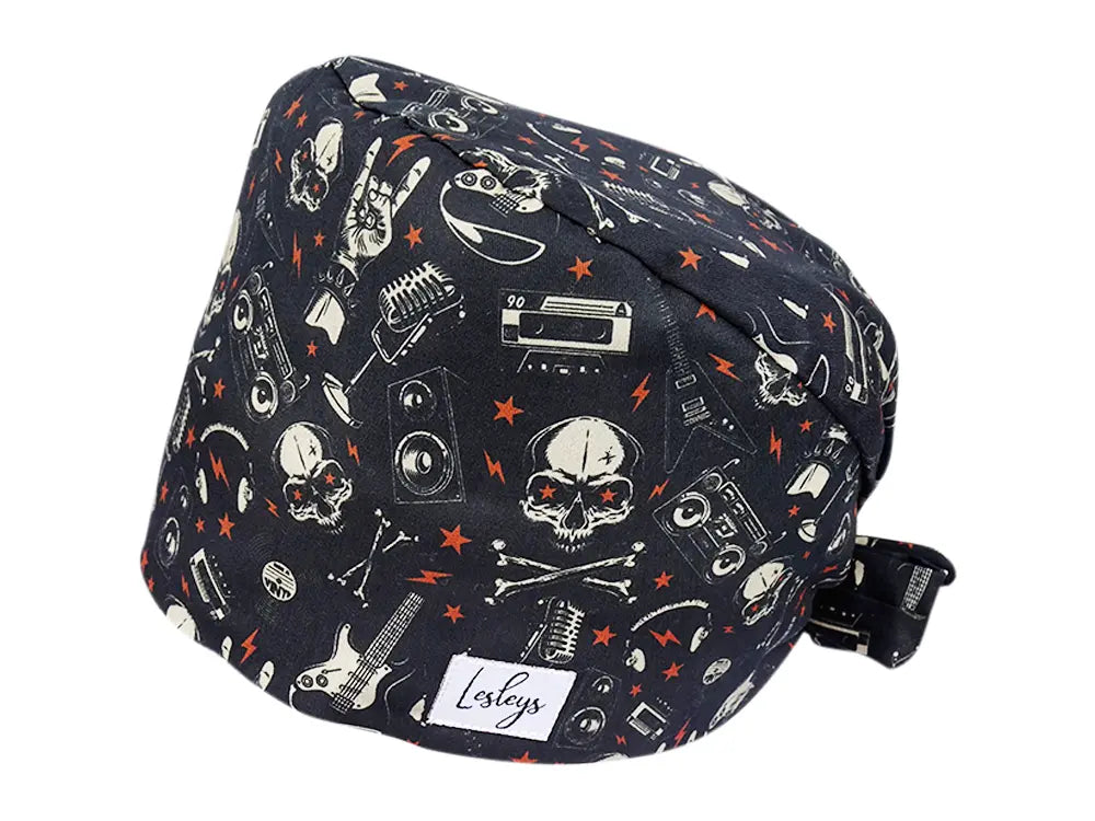 Cotton Scrub Cap - Calot de Bloc - Gorro Quirofano - Cuffia Chirurgica - Heavy Metal