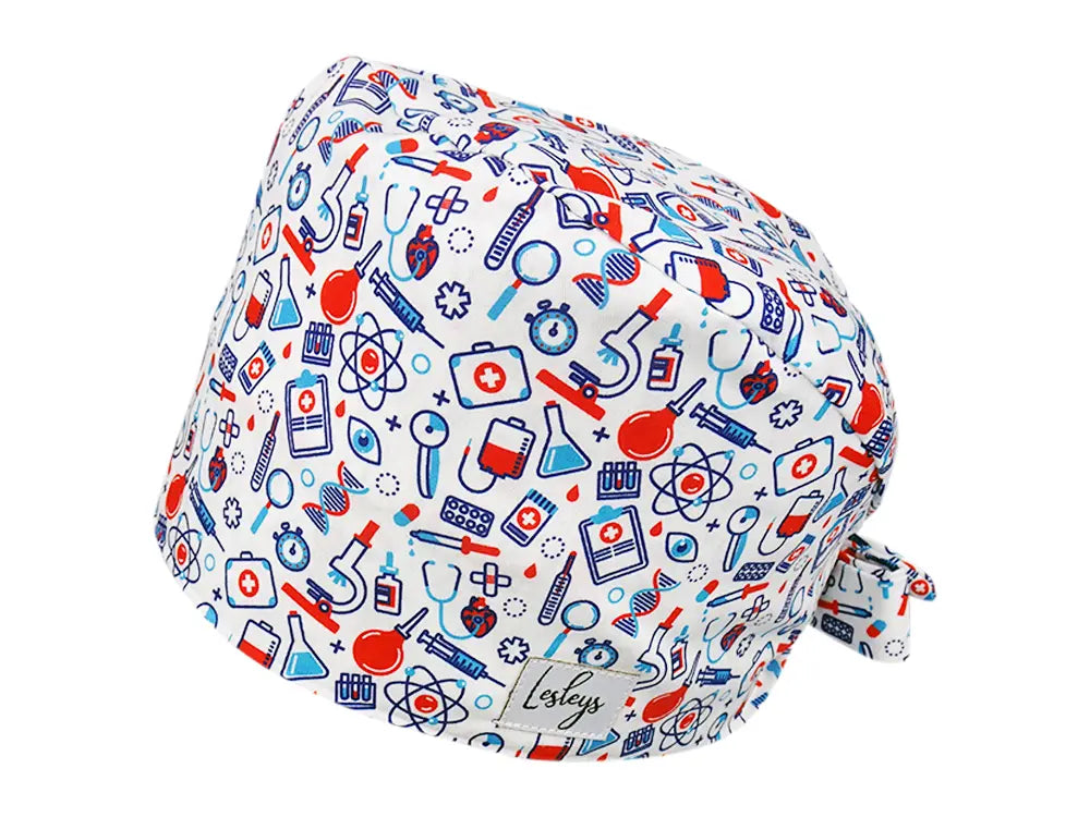 Cotton Scrub Cap - Calot de Bloc - Gorro Quirofano - Cuffia Chirurgica - Medical Lab