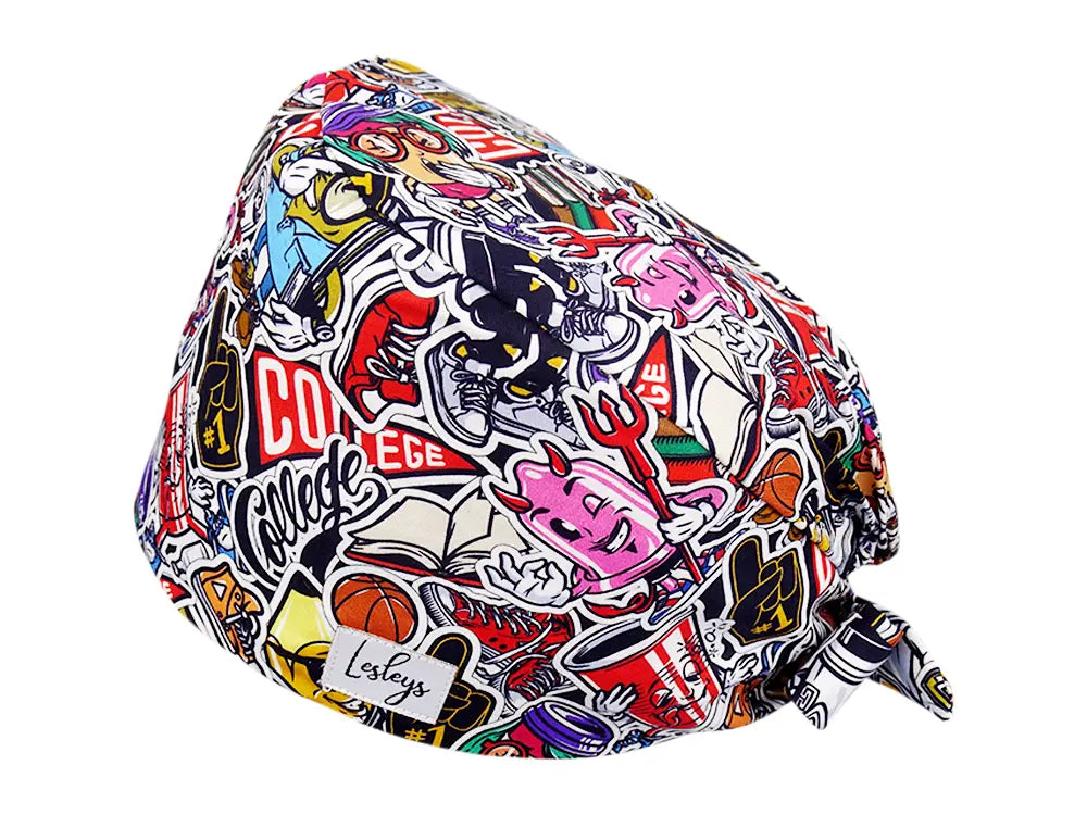 Cotton Scrub Cap - Calot de Bloc - Gorro Quirofano - Cuffia Chirurgica - College