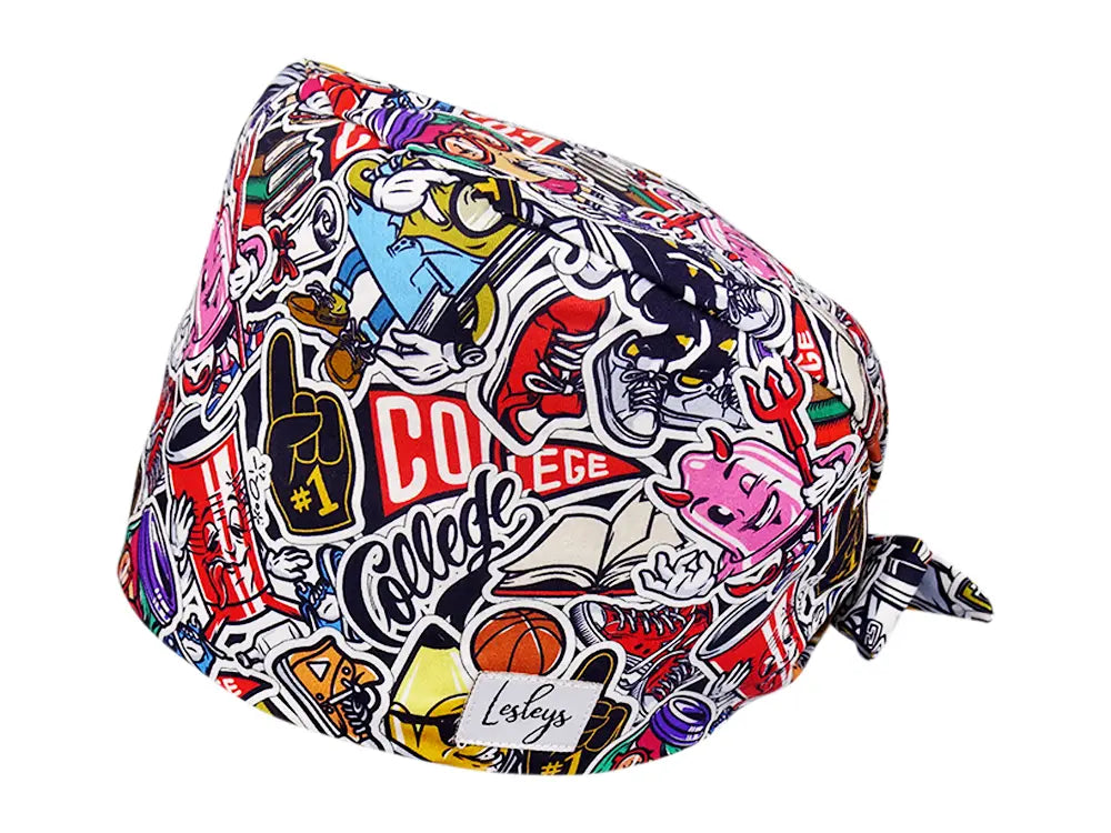 Cotton Scrub Cap - Calot de Bloc - Gorro Quirofano - Cuffia Chirurgica - College