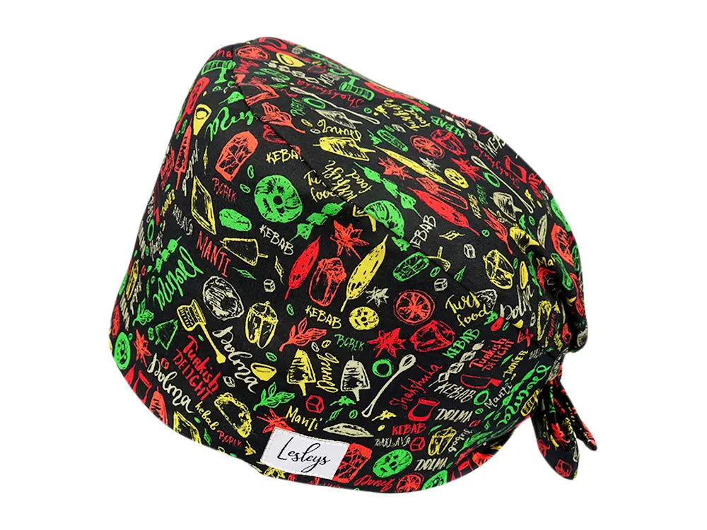 Cotton Scrub Cap - Calot de Bloc - Gorro Quirofano - Cuffia Chirurgica - Turkish Delight