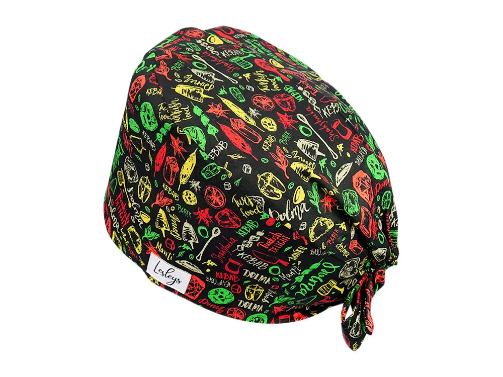 Cotton Scrub Cap - Calot de Bloc - Gorro Quirofano - Cuffia Chirurgica - Turkish Delight