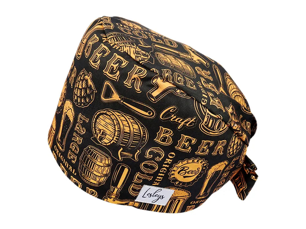 Cotton Scrub Cap - Calot de Bloc - Gorro Quirofano - Cuffia Chirurgica - Craft Beer