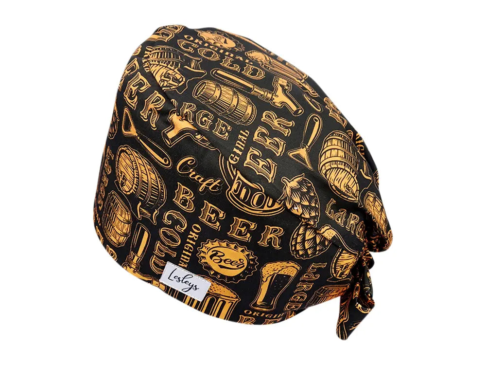 Cotton Scrub Cap - Calot de Bloc - Gorro Quirofano - Cuffia Chirurgica - Craft Beer