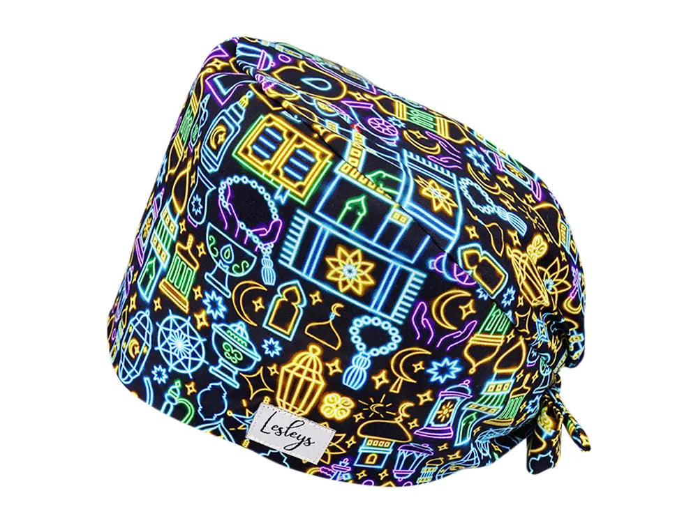 Cotton Scrub Cap - Calot de Bloc - Gorro Quirofano - Cuffia Chirurgica - Oriental