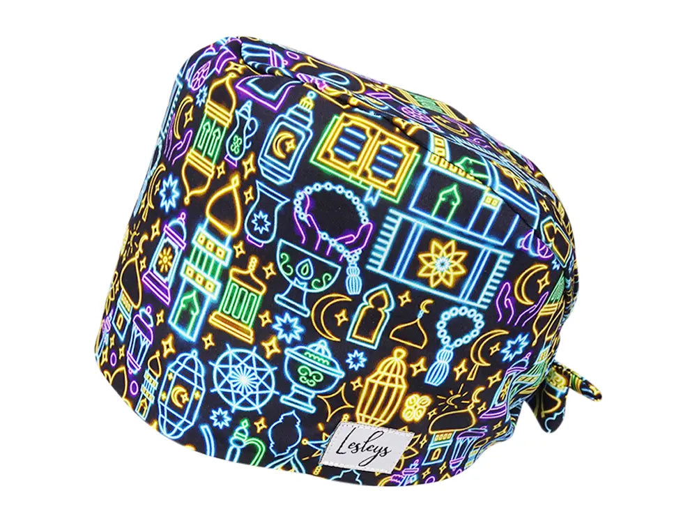 Cotton Scrub Cap - Calot de Bloc - Gorro Quirofano - Cuffia Chirurgica - Oriental