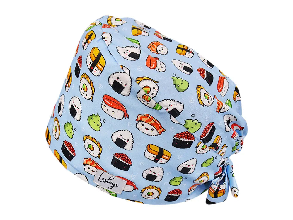 Cotton Scrub Cap - Calot de Bloc - Gorro Quirofano - Cuffia Chirurgica - Sushi