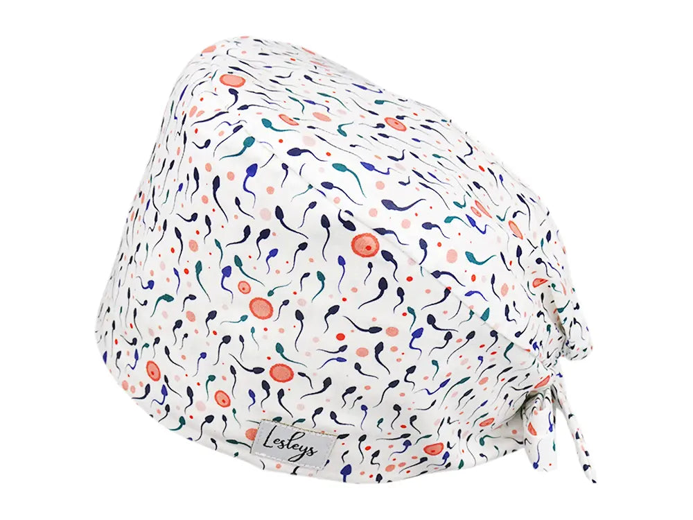 Cotton Scrub Cap - Calot de Bloc - Gorro Quirofano - Cuffia Chirurgica - Sperm Cells