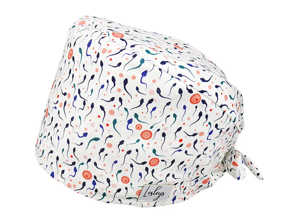 Cotton Scrub Cap - Calot de Bloc - Gorro Quirofano - Cuffia Chirurgica - Sperm Cells