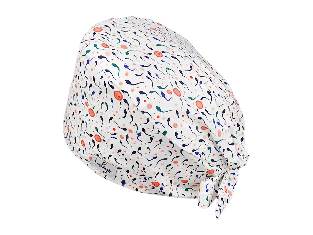 Cotton Scrub Cap - Calot de Bloc - Gorro Quirofano - Cuffia Chirurgica - Sperm Cells