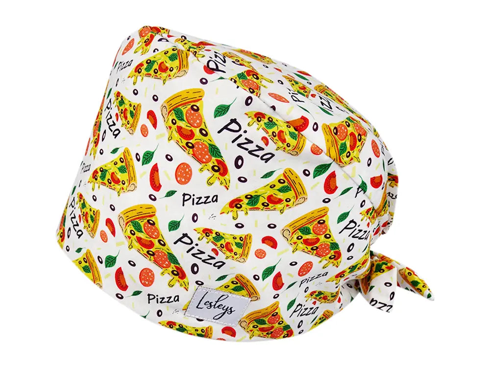 Cotton Scrub Cap - Calot de Bloc - Gorro Quirofano - Cuffia Chirurgica - Pizza