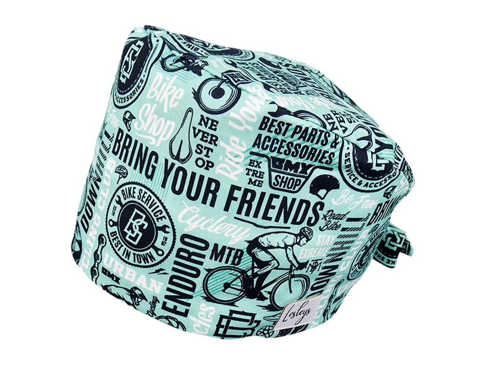 Cotton Scrub Cap - Calot de Bloc - Gorro Quirofano - Cuffia Chirurgica - Cyclery