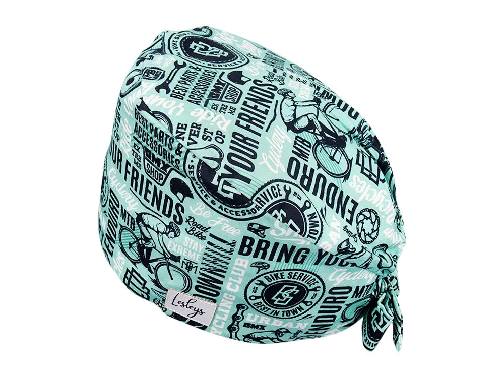 Cotton Scrub Cap - Calot de Bloc - Gorro Quirofano - Cuffia Chirurgica - Cyclery