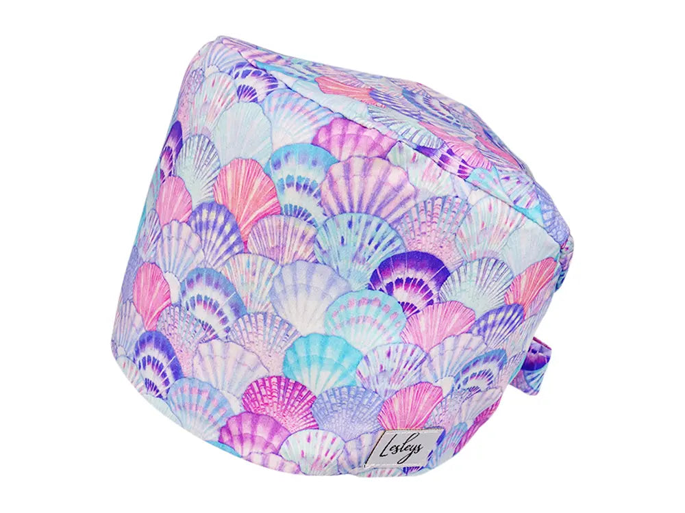 Cotton Scrub Cap - Calot de Bloc - Gorro Quirofano - Cuffia Chirurgica - Sea Shells