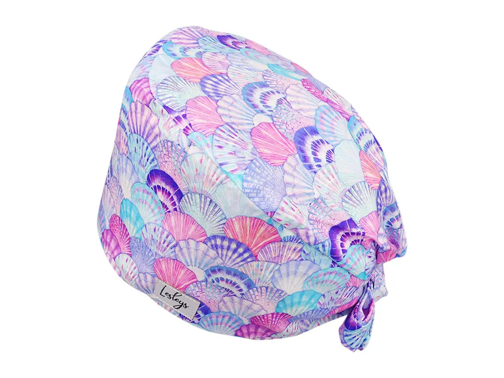 Cotton Scrub Cap - Calot de Bloc - Gorro Quirofano - Cuffia Chirurgica - Sea Shells