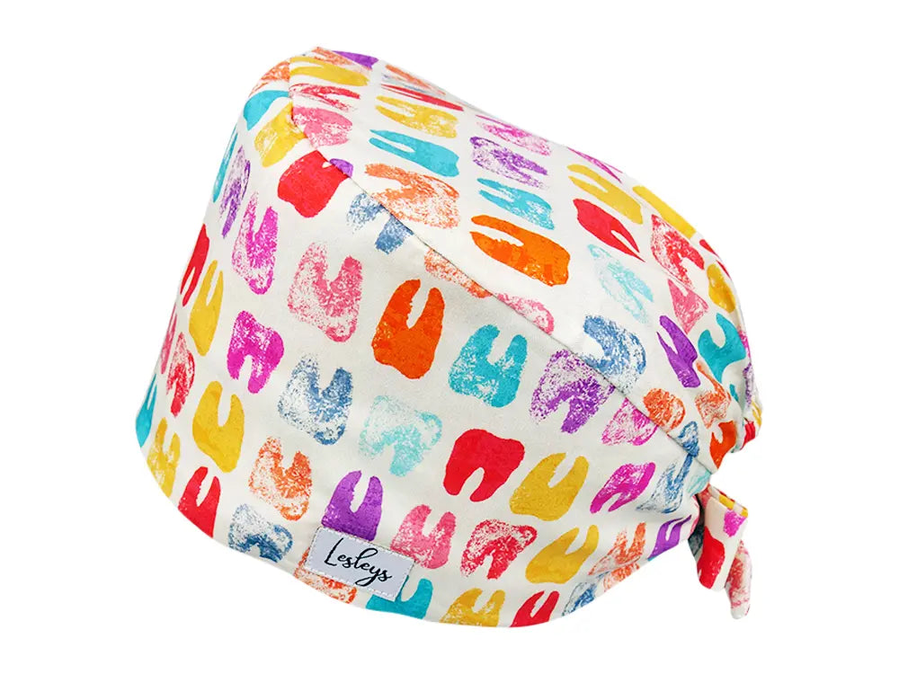 Cotton Scrub Cap - Calot de Bloc - Gorro Quirofano - Cuffia Chirurgica - Dentist Art