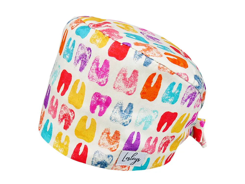 Cotton Scrub Cap - Calot de Bloc - Gorro Quirofano - Cuffia Chirurgica - Dentist Art
