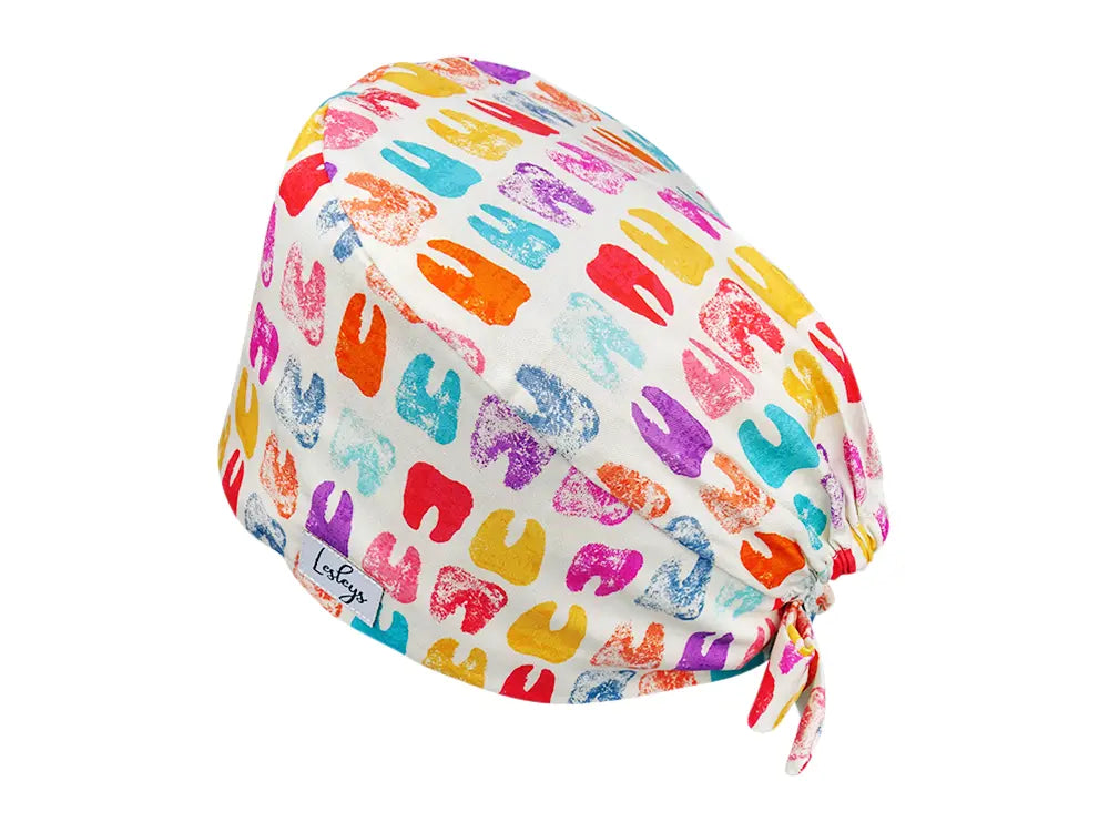 Cotton Scrub Cap - Calot de Bloc - Gorro Quirofano - Cuffia Chirurgica - Dentist Art