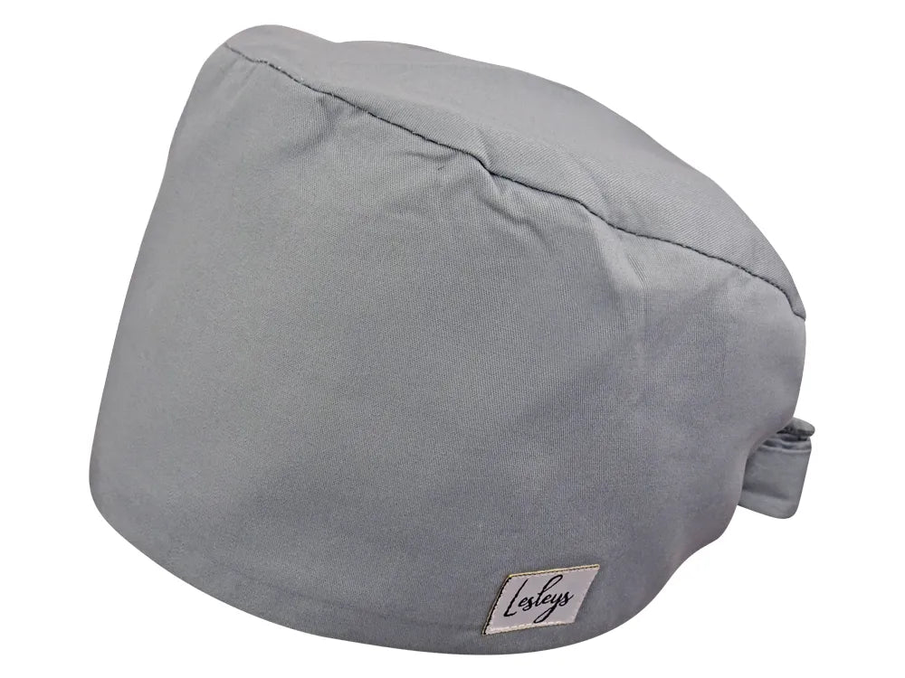 Cotton Scrub Cap - Calot de Bloc - Gorro Quirofano - Cuffia Chirurgica - Light Grey