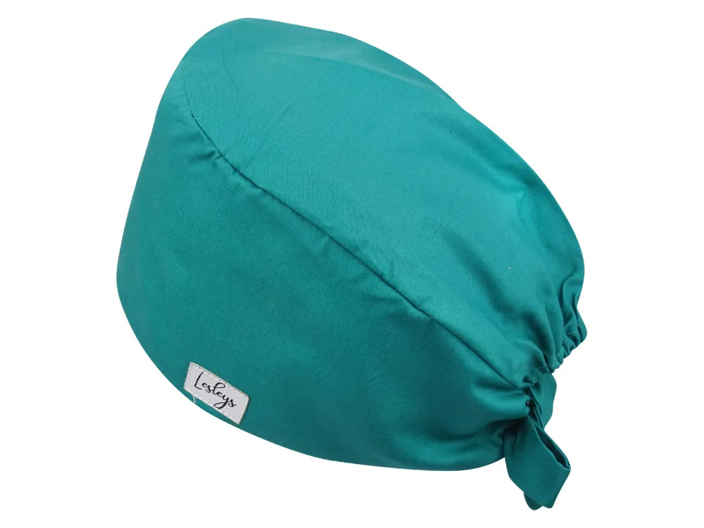 Cotton Scrub Cap - Calot de Bloc - Gorro Quirofano - Cuffia Chirurgica - Green