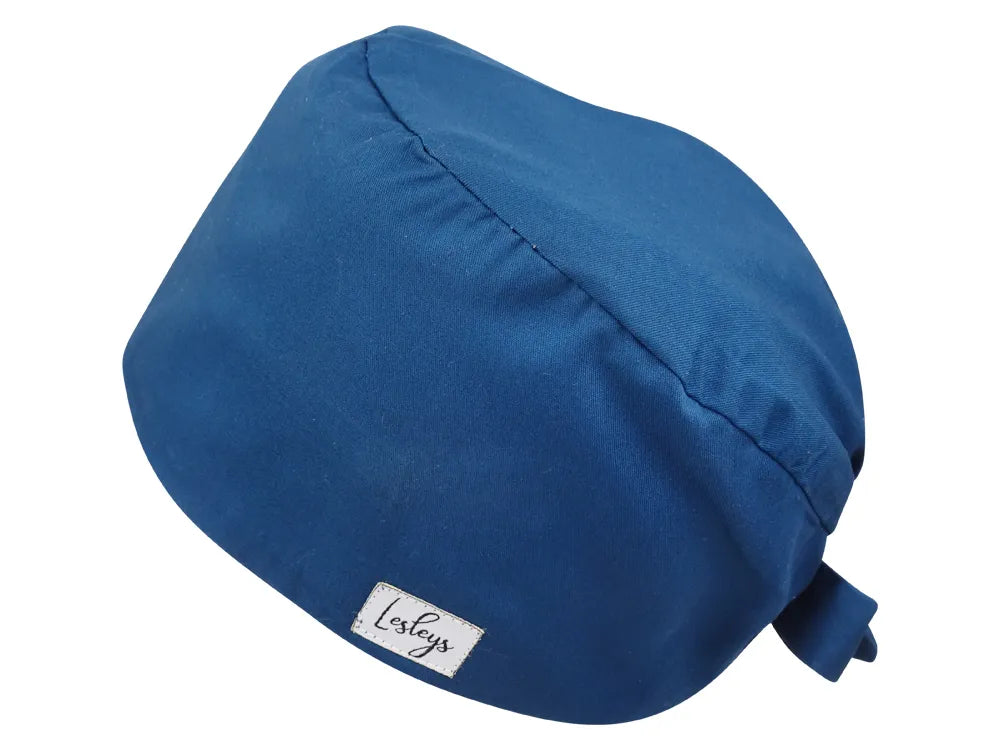 Cotton Scrub Cap - Calot de Bloc - Gorro Quirofano - Cuffia Chirurgica - Ocean Blue