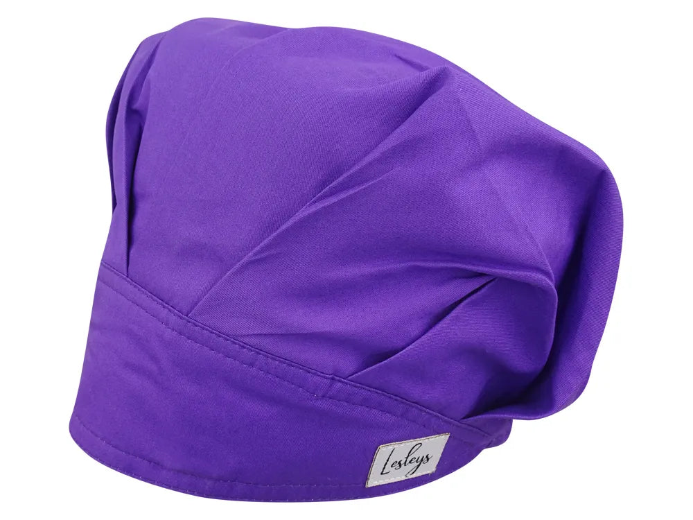 Cotton Scrub Cap - Calot de Bloc - Gorro Quirofano - Cuffia Chirurgica - Purple