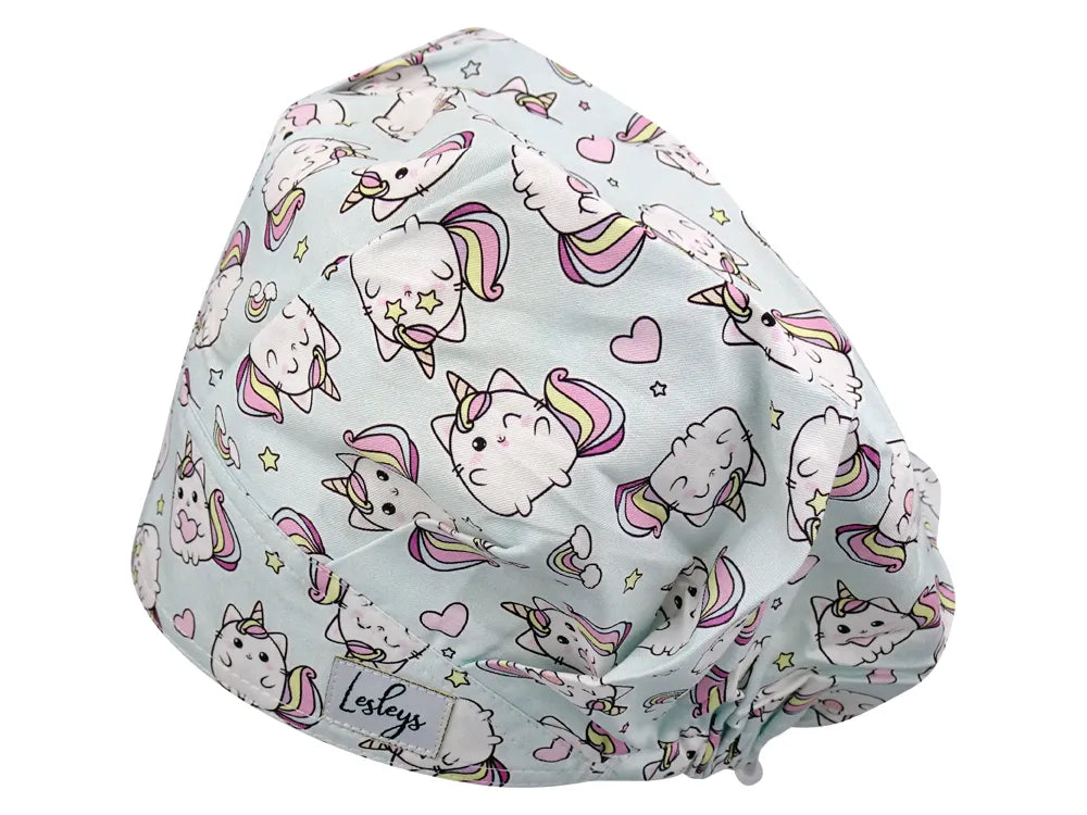Cotton Scrub Cap - Calot de Bloc - Gorro Quirofano - Cuffia Chirurgica - Kittycorn
