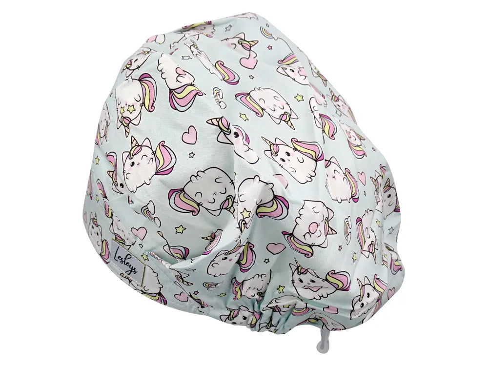 Cotton Scrub Cap - Calot de Bloc - Gorro Quirofano - Cuffia Chirurgica - Kittycorn