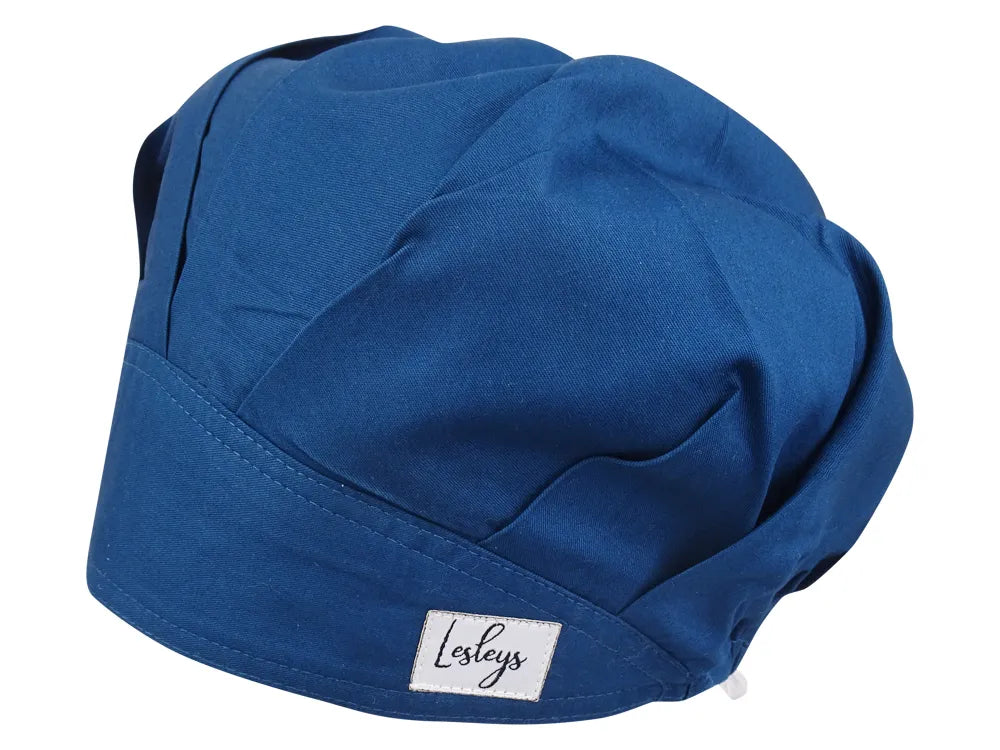 Cotton Scrub Cap - Calot de Bloc - Gorro Quirofano - Cuffia Chirurgica - Ocean Blue