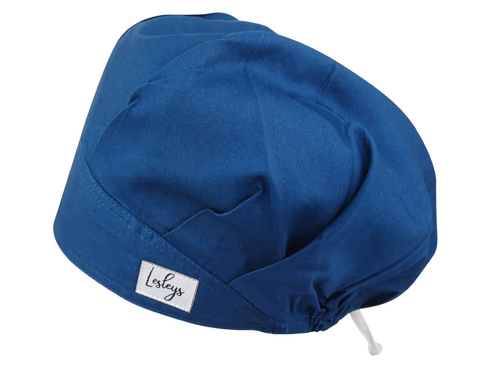 Cotton Scrub Cap - Calot de Bloc - Gorro Quirofano - Cuffia Chirurgica - Ocean Blue