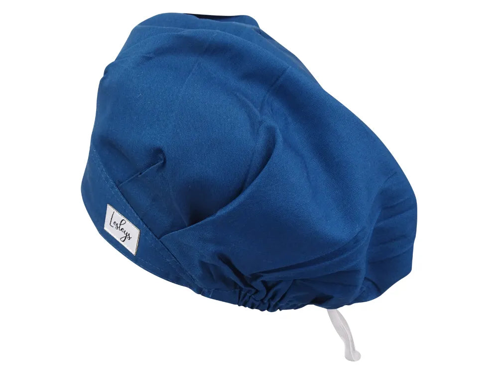Cotton Scrub Cap - Calot de Bloc - Gorro Quirofano - Cuffia Chirurgica - Ocean Blue