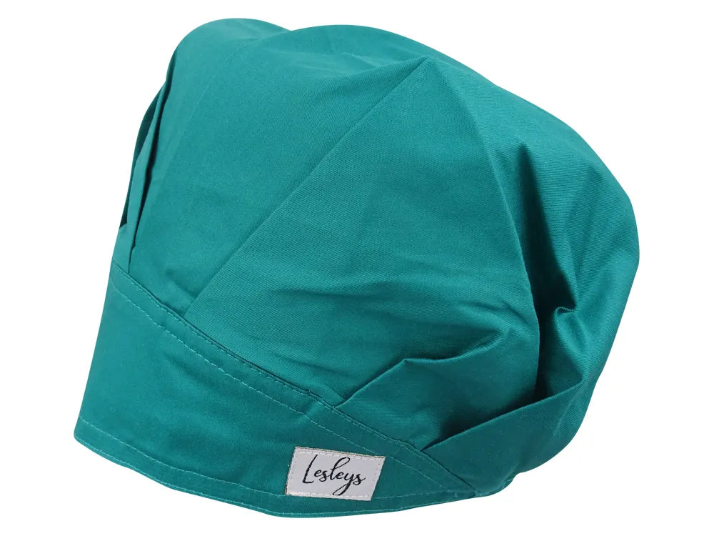 Cotton Scrub Cap - Calot de Bloc - Gorro Quirofano - Cuffia Chirurgica - Green