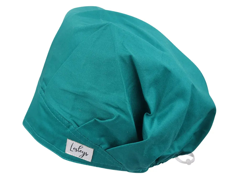 Cotton Scrub Cap - Calot de Bloc - Gorro Quirofano - Cuffia Chirurgica - Green