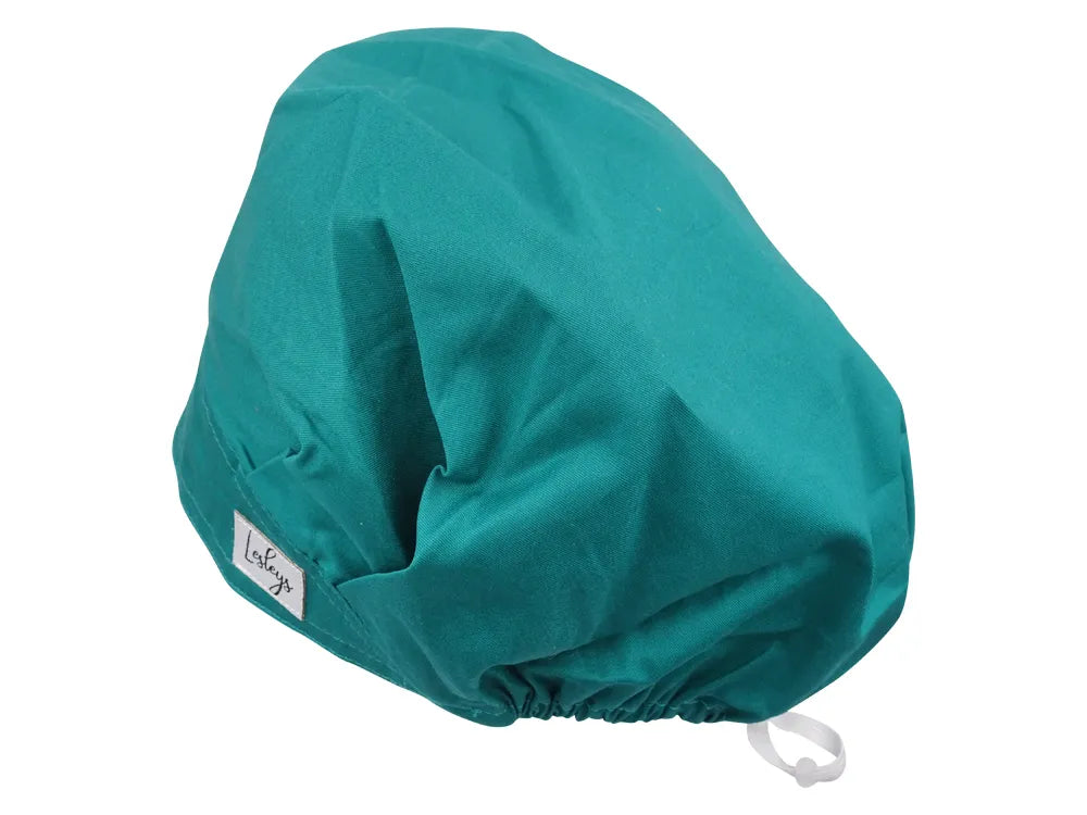 Cotton Scrub Cap - Calot de Bloc - Gorro Quirofano - Cuffia Chirurgica - Green