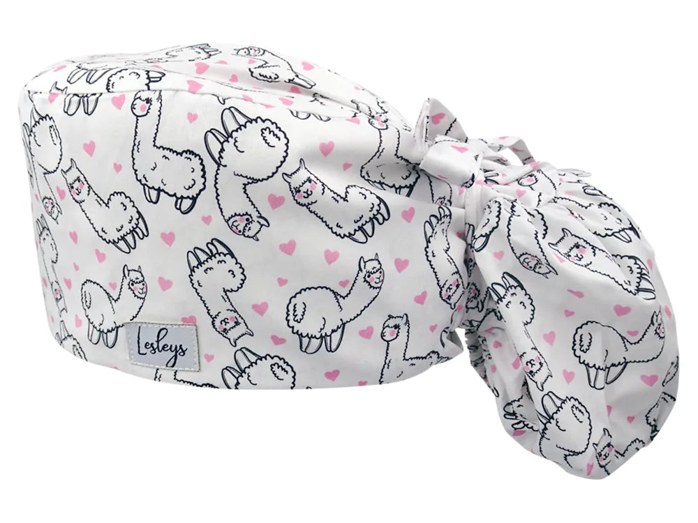 Cotton Scrub Cap - Calot de Bloc - Gorro Quirofano - Cuffia Chirurgica - Alpaca Farm