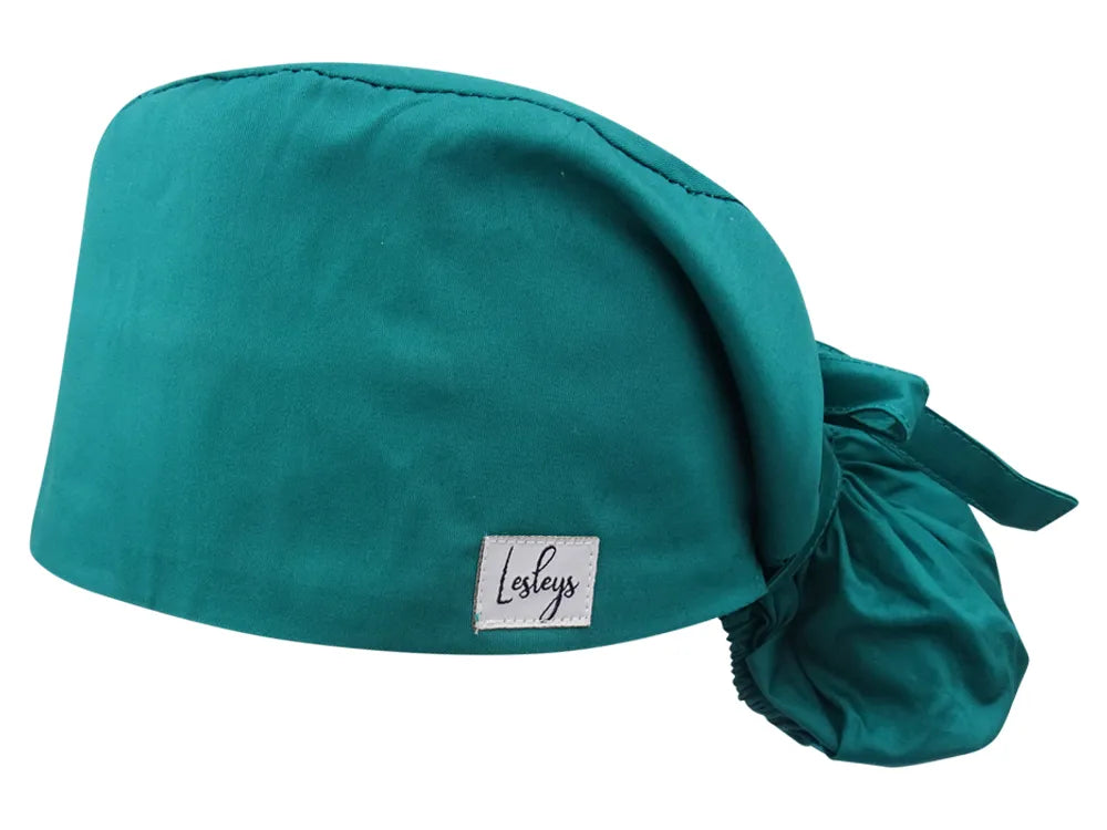 Cotton Scrub Cap - Calot de Bloc - Gorro Quirofano - Cuffia Chirurgica - Green
