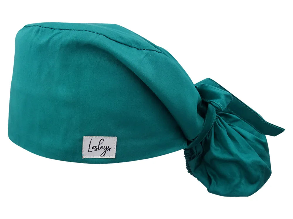 Cotton Scrub Cap - Calot de Bloc - Gorro Quirofano - Cuffia Chirurgica - Green
