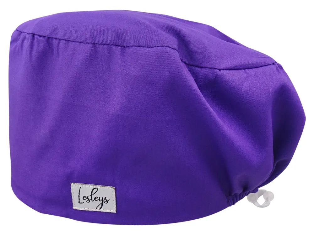 Cotton Scrub Cap - Calot de Bloc - Gorro Quirofano - Cuffia Chirurgica - Purple