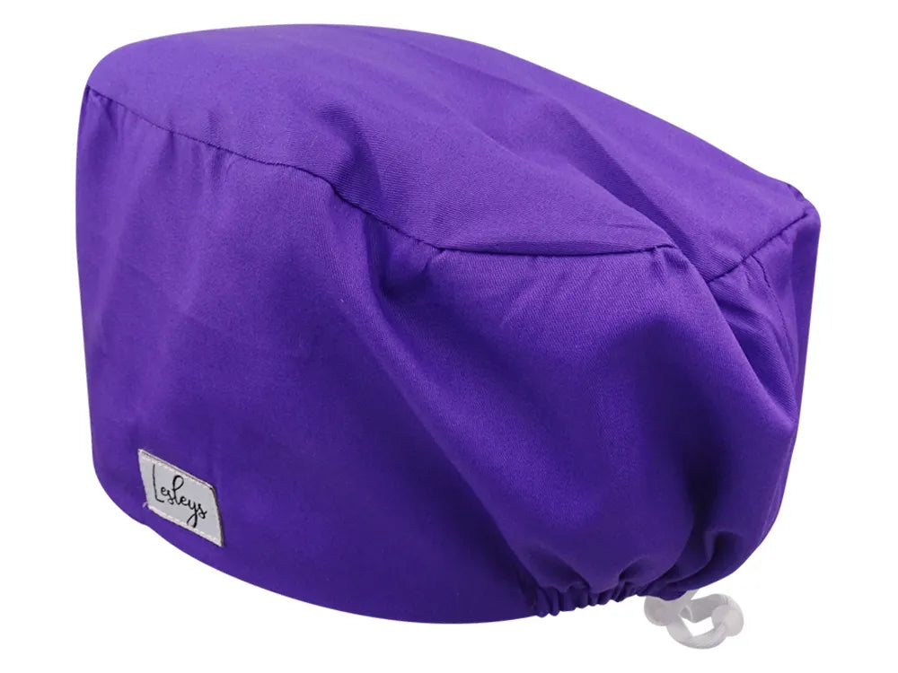 Cotton Scrub Cap - Calot de Bloc - Gorro Quirofano - Cuffia Chirurgica - Purple