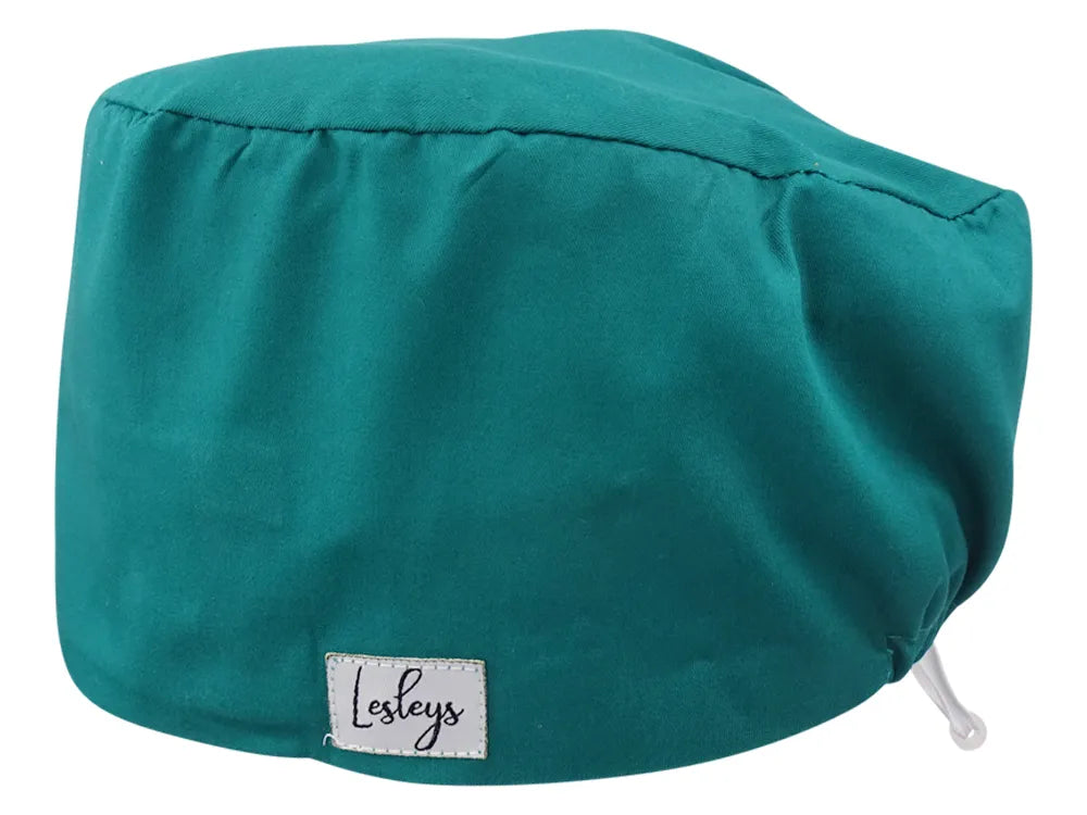 Cotton Scrub Cap - Calot de Bloc - Gorro Quirofano - Cuffia Chirurgica - Green