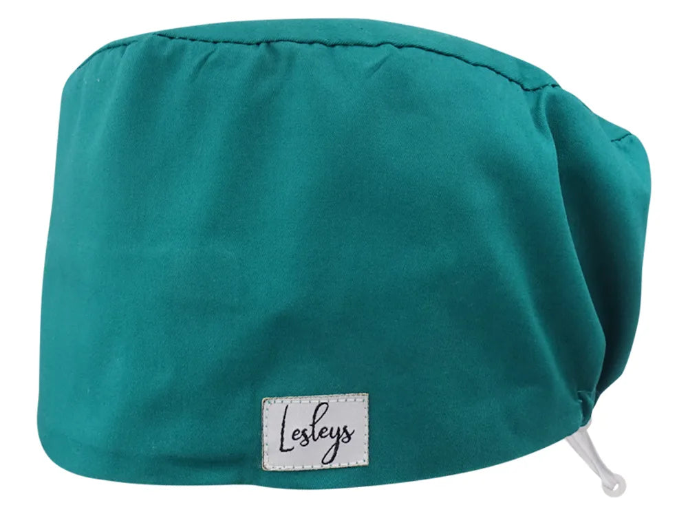 Cotton Scrub Cap - Calot de Bloc - Gorro Quirofano - Cuffia Chirurgica - Green