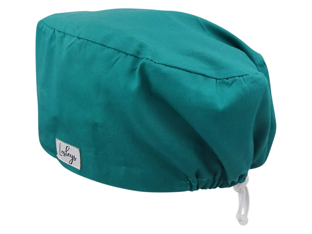 Cotton Scrub Cap - Calot de Bloc - Gorro Quirofano - Cuffia Chirurgica - Green