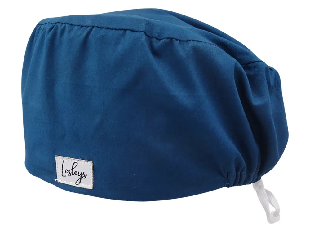 Cotton Scrub Cap - Calot de Bloc - Gorro Quirofano - Cuffia Chirurgica - Ocean Blue