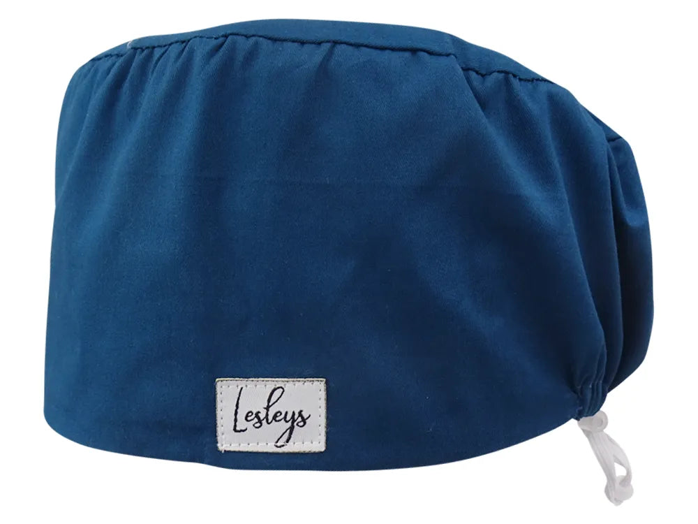 Cotton Scrub Cap - Calot de Bloc - Gorro Quirofano - Cuffia Chirurgica - Ocean Blue