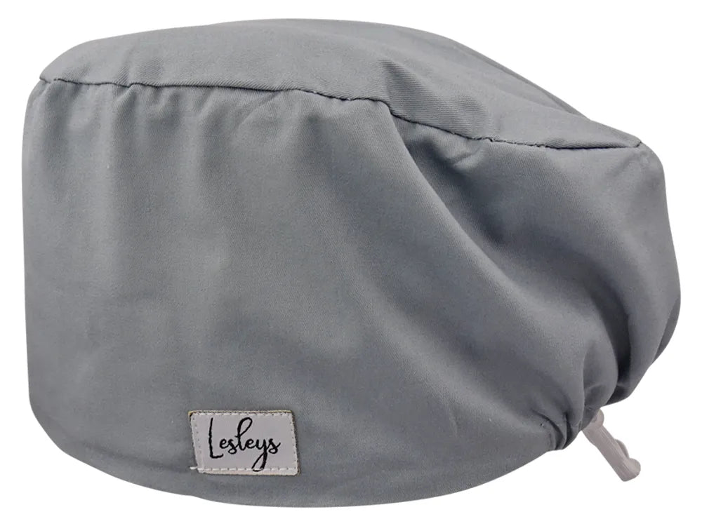 Cotton Scrub Cap - Calot de Bloc - Gorro Quirofano - Cuffia Chirurgica - Light Grey