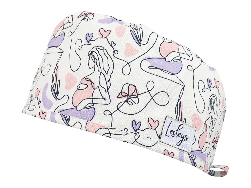 Cotton Scrub Cap - Calot de Bloc - Gorro Quirofano - Cuffia Chirurgica - Mom to be